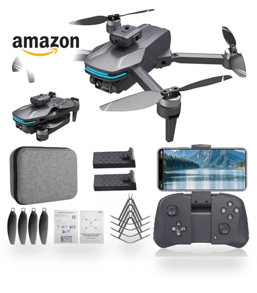 Foldable 4K Drone with Dual Electrically Adjustable Cameras — Drones, SUMEAUT