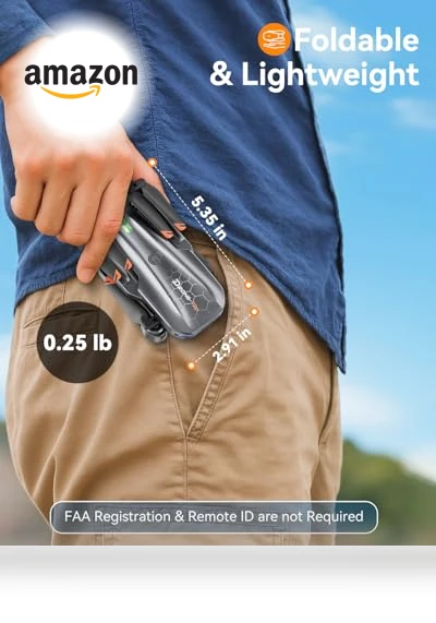 Foldable Mini Drone with Camera — Drones, FERIETELF