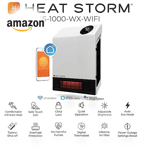 Infrared Wi-Fi Heater — Portable Heating Solutions, Heat Storm