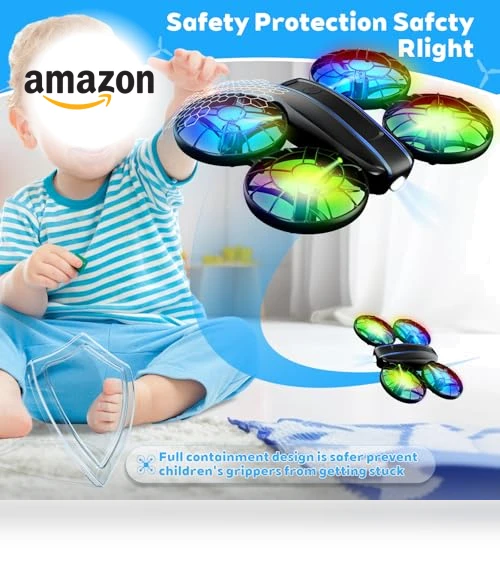 RC Drone with Lights and 3D Flip — Drones, SUMEAUT