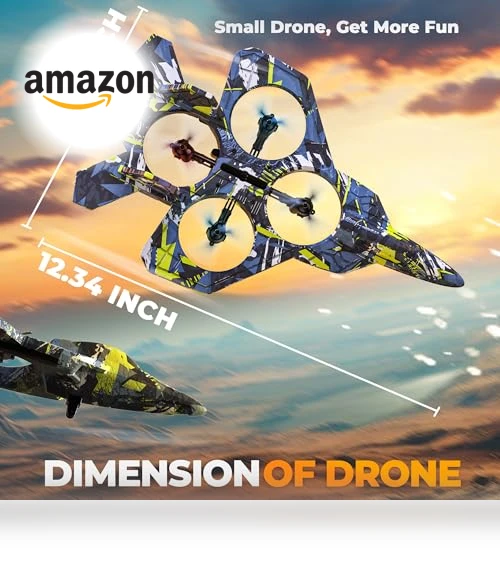 RC Fighter Airplane Mini Drone — RC Helicopters, BEZGAR