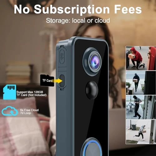 Wireless Doorbell Camera, KAMEP