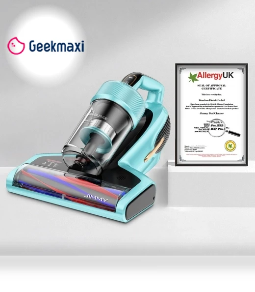 Mite Vacuum Cleaner for Mattresses with UV-C Light & Ultrasonic — Vacuums, JIMMY