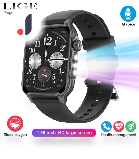 Colorful Breathing Light Smart Watch — Smartwatches, LIGE