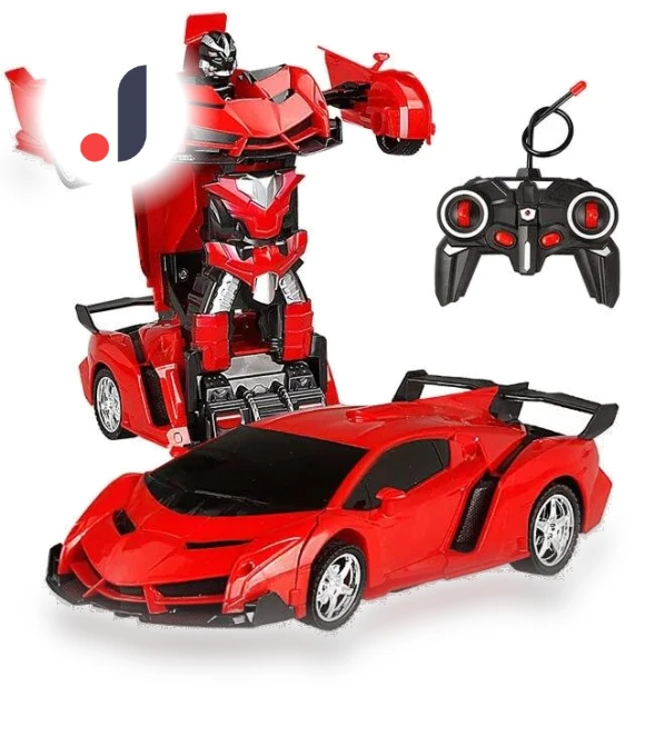 Electric Remote Control Car 2 in 1 — Interactive Figures & Robots, LYZRC
