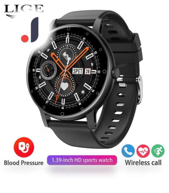 High Definition Round Screen Smart Watch — Smartwatches, LIGE