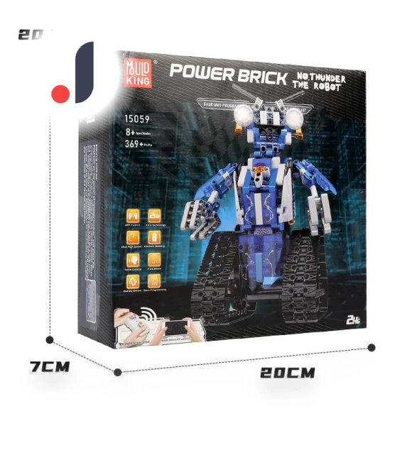 Motorized Robot with App and Radio Control — Construction Kits, MOLD KING