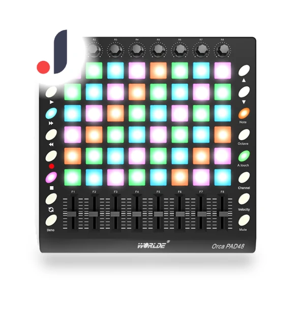 Portable USB MIDI Controller Drum Pad — Music Controllers, WORLDE