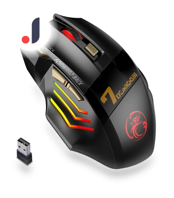 Rechargeable Wireless Gaming Mouse — Mouse Pads, Jumaocun-Fashions