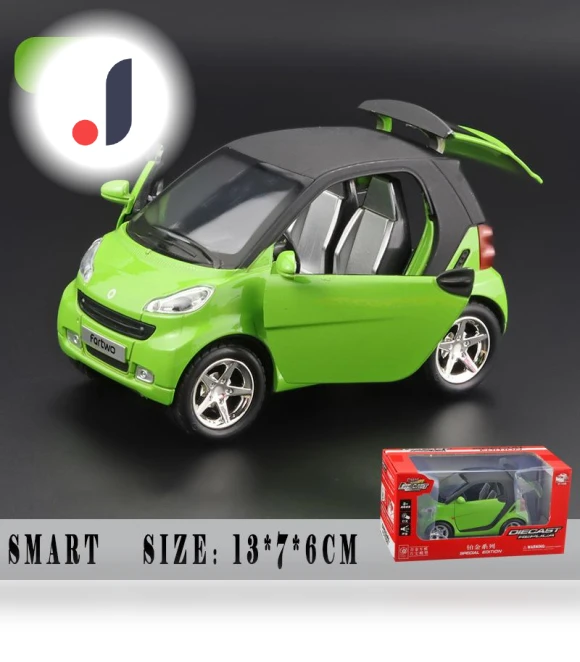 Smart Fortwo Car Model with Lighting and Music Effects — Miniature Rides & Collectibles, Fourall-Model Cars