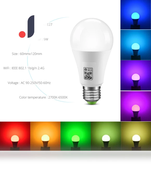 Wi-Fi Smart LED Bulb RGB RGBW — LED, MALITAI