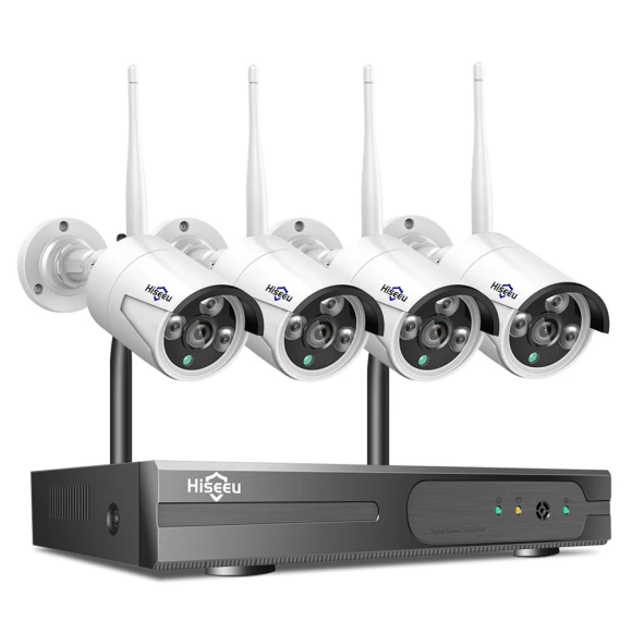 Wireless Security Camera System, Hiseeu