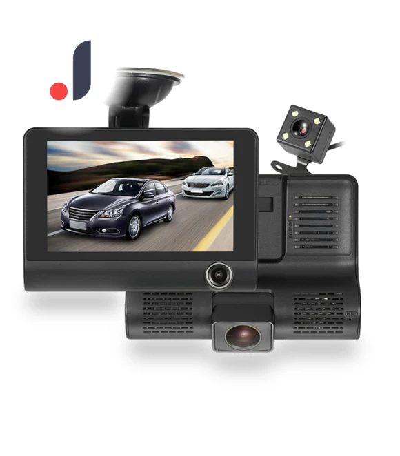 Automotive DVR with Three Lenses — Rearview Cameras for Cars, Jessica Miya