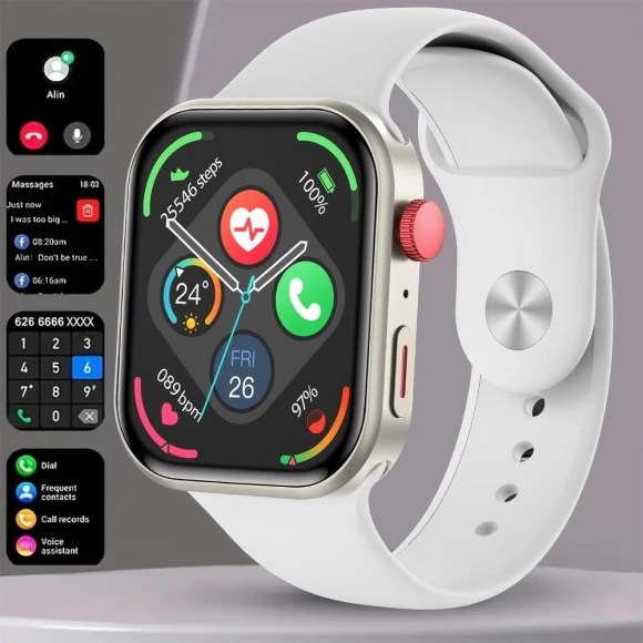 Bluetooth Call Voice Assistant Smart Watch — Smart Watch, SACOSDING