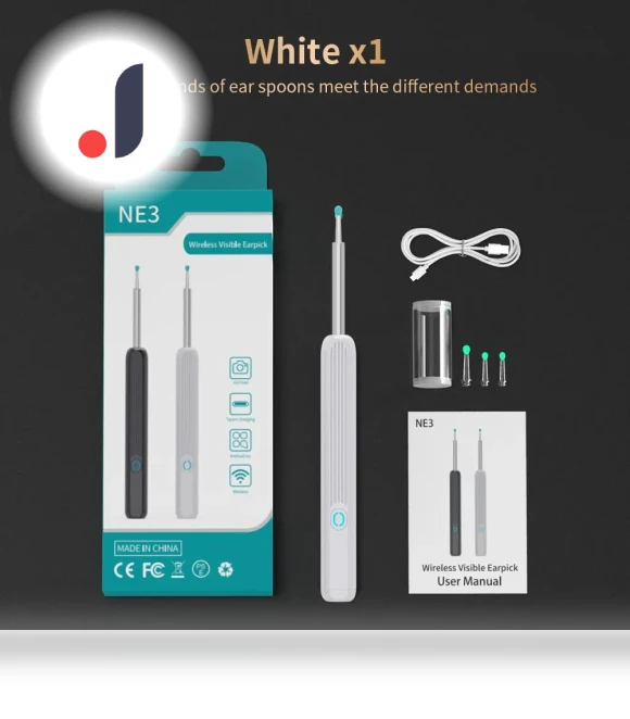 Ear Cleaner with Camera and LED Light — Wax Removal, TOP MALL-004