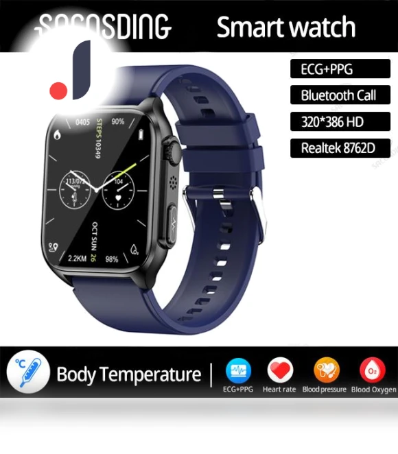ECG+PPG Smart Watch — Smartwatches, SACOSDING