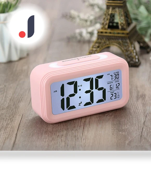 LED Digital Alarm Clock — Alarms & Clocks, Factory Discount Outlet