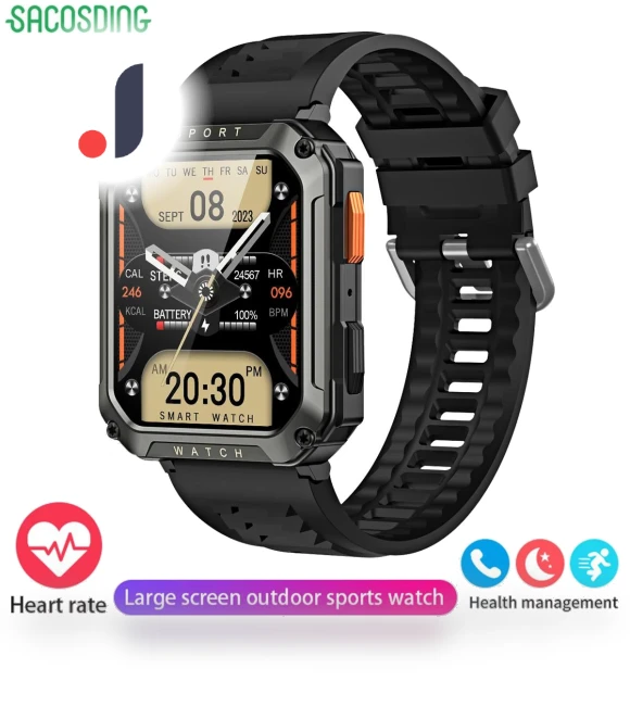 Military Bluetooth Smart Watch — Wearable Accessories, SACOSDING