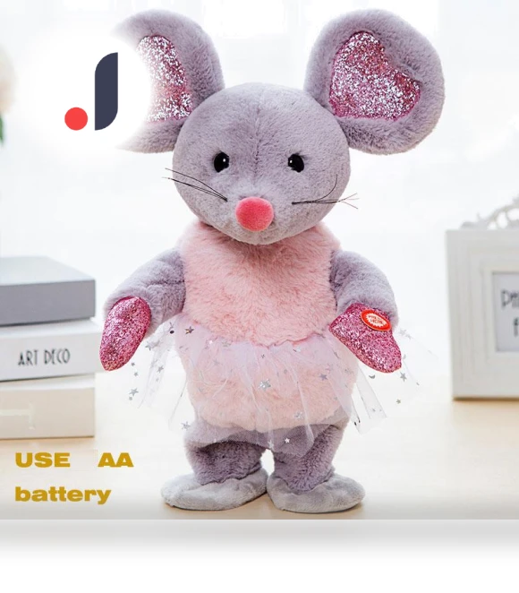 Musical Dancing Talking Electronic Plush Mouse Robot — Interactive, Bai Fen Bai Toys