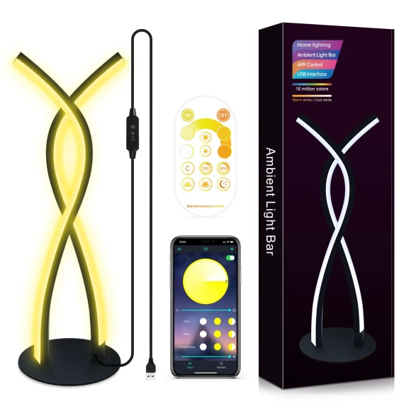 Smart Bedside Lamp, TOMTOP JMS