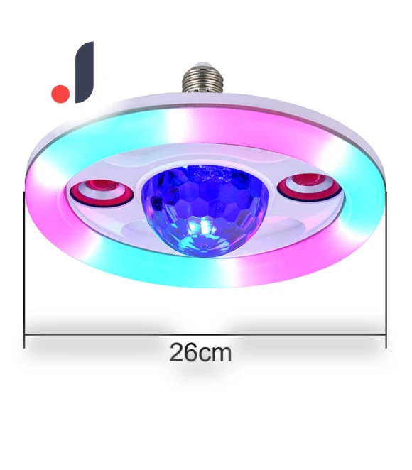 Smart LED Lamp with Bluetooth Speakers — Portable Audio, Actually lighting