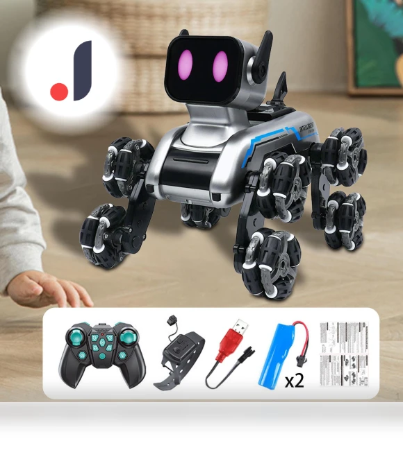 Smart RC Robot Dog — Interactive Animal Companions, Colorful summer