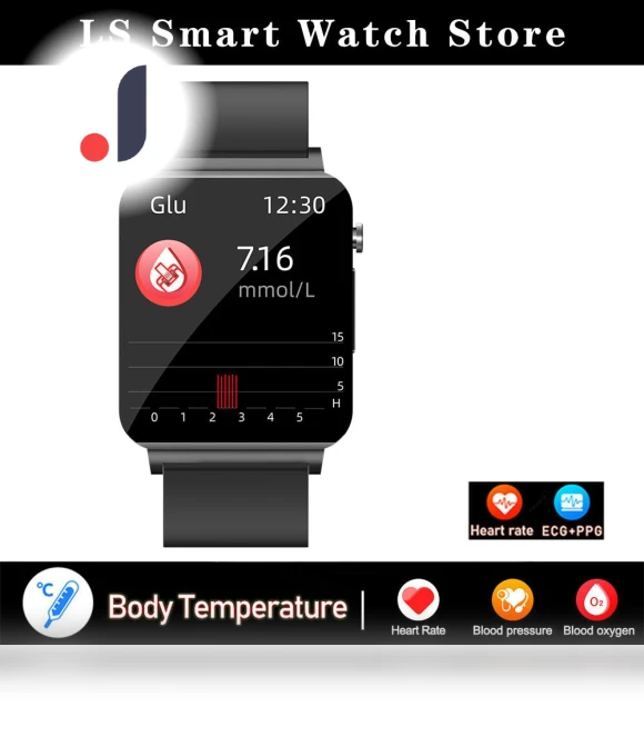 Smartwatch with Blood Monitoring — Smartwatches, Lucky Start
