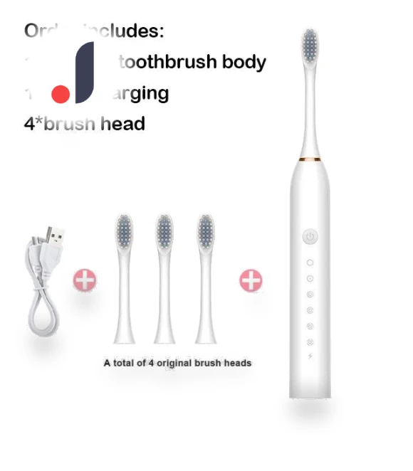 USB Rechargeable Electric Toothbrush — Chargers, Light makeup