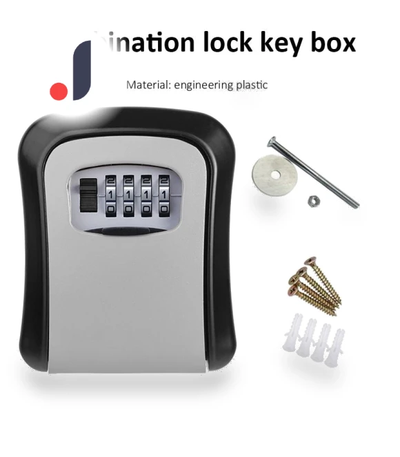 Wall Mount Smart Safe with Password, Plastic Lock for Key Storage, Weatherproof 4-Digit Combination Key, Secure Password... — Lock Boxes, Refreshing Home