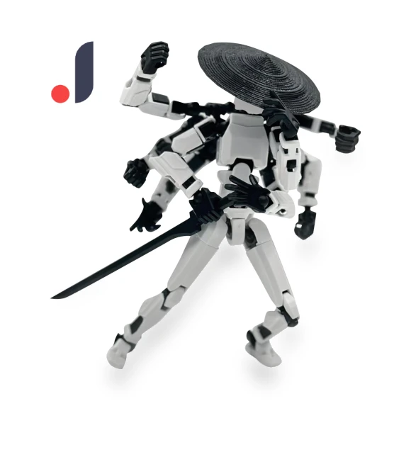 3D Printed Mobile Titan Robot Doll Set — Dolls & Figures, lucky66