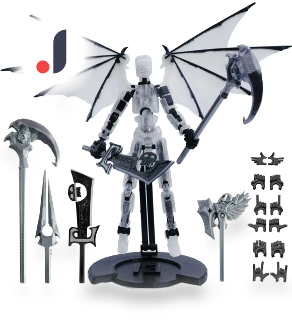3D-Printed Titan Robot Mobile Doll Set — Collectible Statues, Salted Chicken