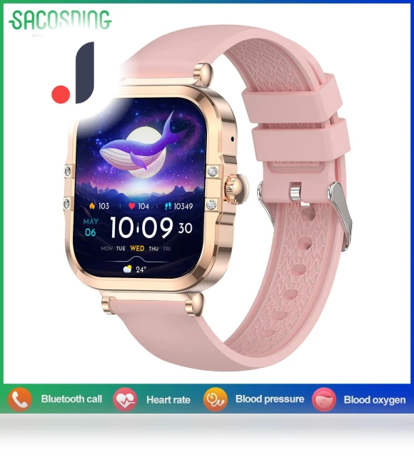 Bluetooth Smart Watch for Women — Wearable Accessories, SACOSDING