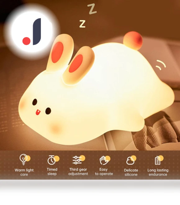 Cute Rabbit LED Night Light — Night Lights, Refreshing Home