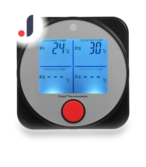 Four-Channel Smart Food Thermometer — Instant-Read, TOMTOP JMS