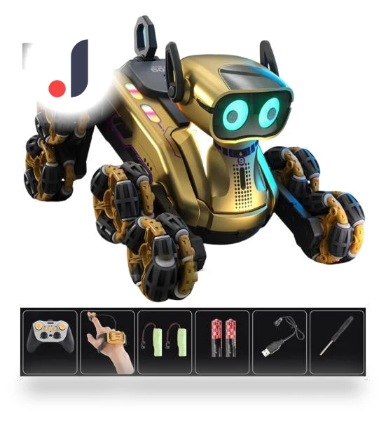Interactive Robotic Dog Toy — Interactive Animal Companions, Play with You
