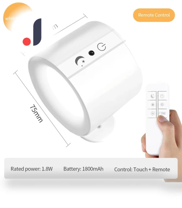 LED Wall Light with Touch Control and Remote — Night Lights, Binchi Lighting Appliances
