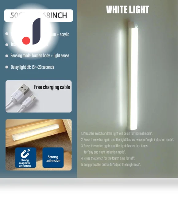 Magnetic Smart Cabinet Light — Under-Cabinet Mounts, Binchi Lighting Appliances