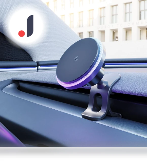 Magnetic Wireless Car Charger Holder — Phone Accessories, Timeless Home