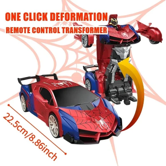 Mini 2-in-1 RC Car Robot Transformer, GYROBALL