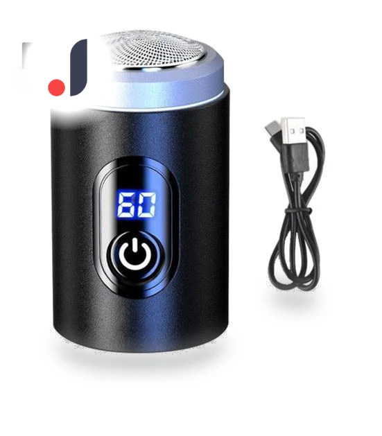 Mini Electric Shaver with Digital Display — Nose & Ear Trimmers, Enjoy Smart Home