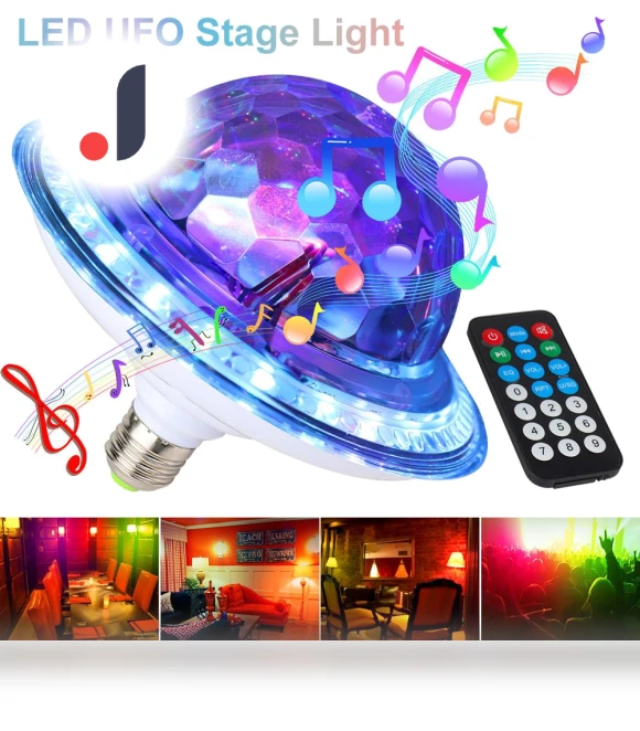 RGB E27 UFO BT Crystal Magic Ball LED Lamp — Kids' Lamps, KITCHEN-MALL