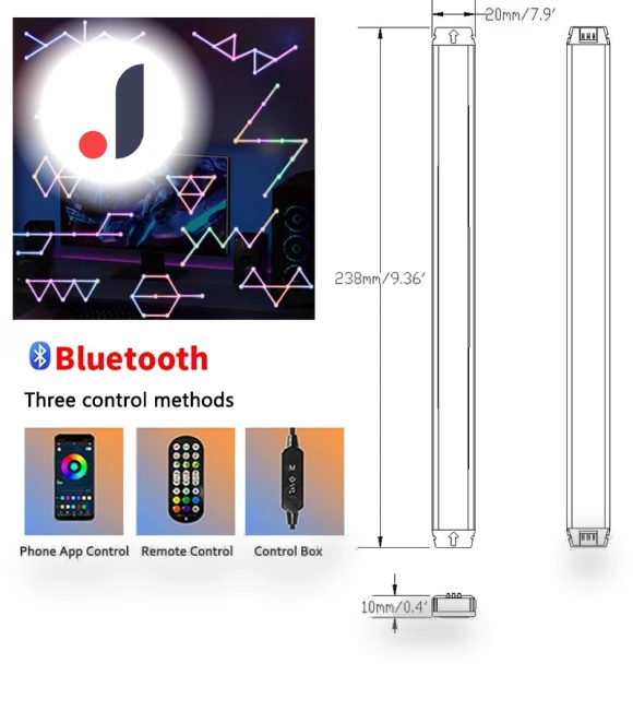 RGB LED Wall Light Bars — Wall Lighting, Auto Accessories Home
