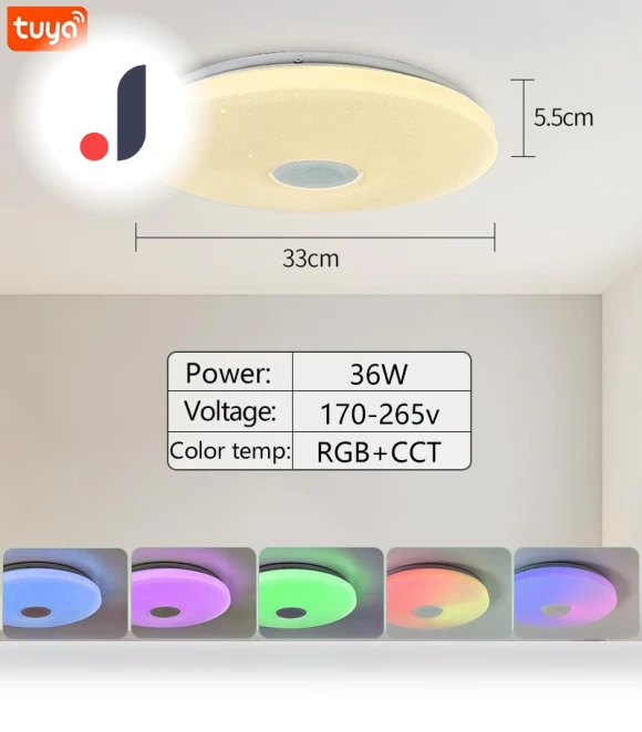 Smart Ceiling Light — Overhead Lighting, Rainbow Rain