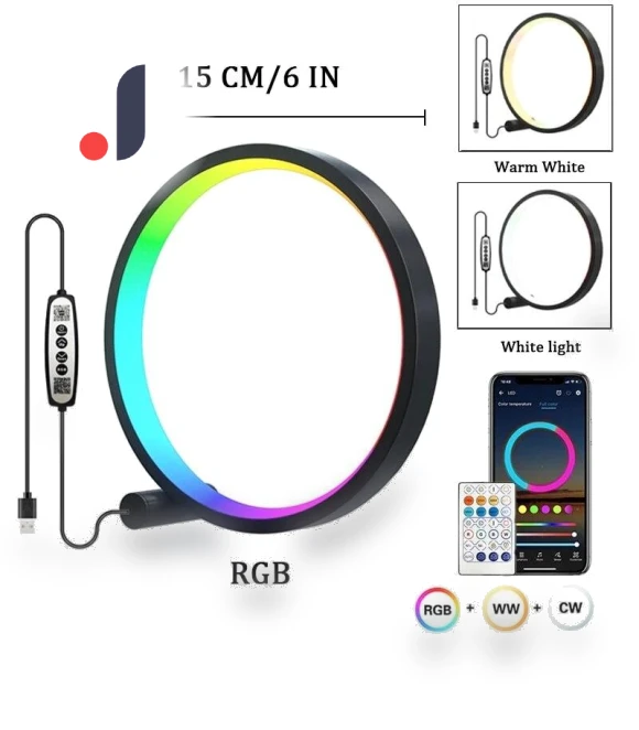 Smart LED Night Light RGB Table Lamp — Creative Lighting Solutions, Good Household Items