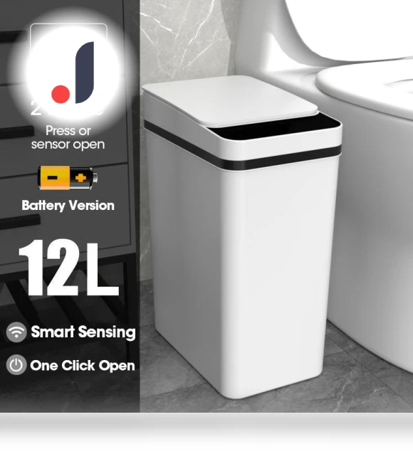 Smart Sensor Trash Can — Kitchen Cans, Refreshing Home