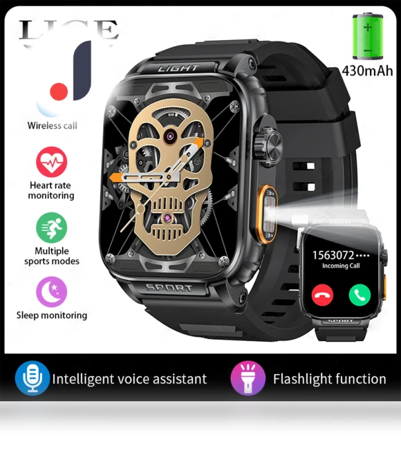Smart Watch with Bluetooth Call — Smartwatches, LIGE