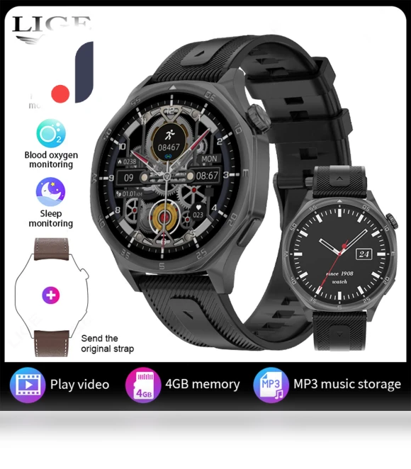 Smart Watch with Large Memory — Smartwatches, LIGE