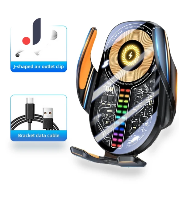 Smart Wireless Car Charging Stand — Dashboard Installation Kits, Auto Accessories Home