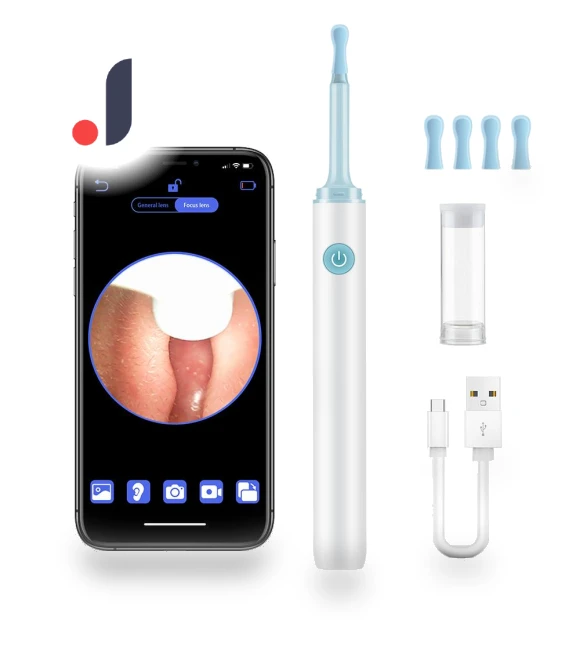 Wireless Wi-Fi Ear Cleaning Endoscope — Wax Removal, Cozy Cottage-Relax