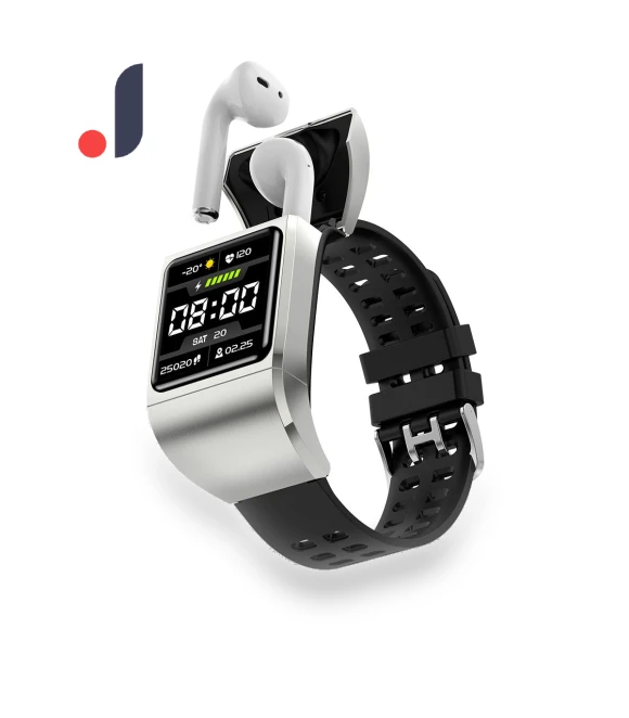 2-in-1 Smart Watch with TWS Bluetooth Headset — Wearable Accessories, Tiktop2